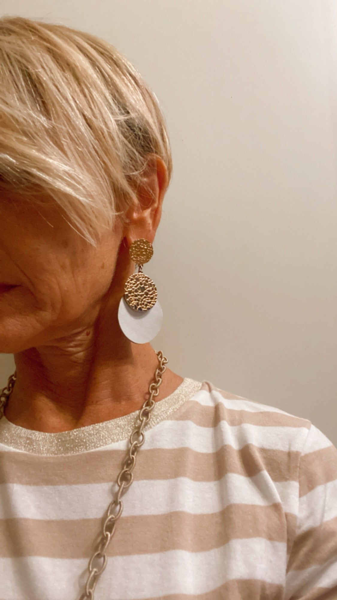 ORECCHINI IN PELLE DONNA - collezione Como