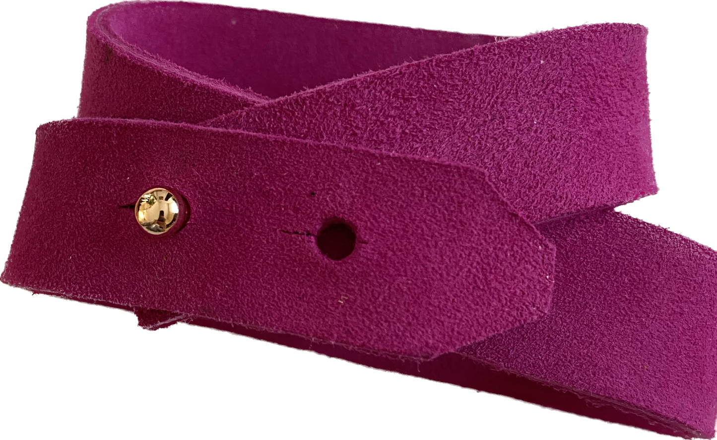 Bracciale portafortuna suede fucsia